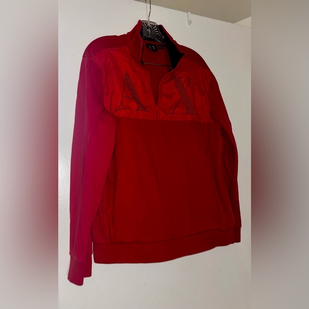 Armani Exchange red Pullover Sweatshirt